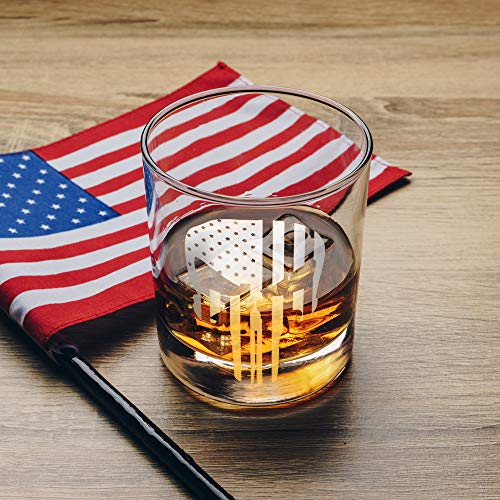 image for Old Southern Brass Punisher American Flag - Old Fashioned Whiskey Rock