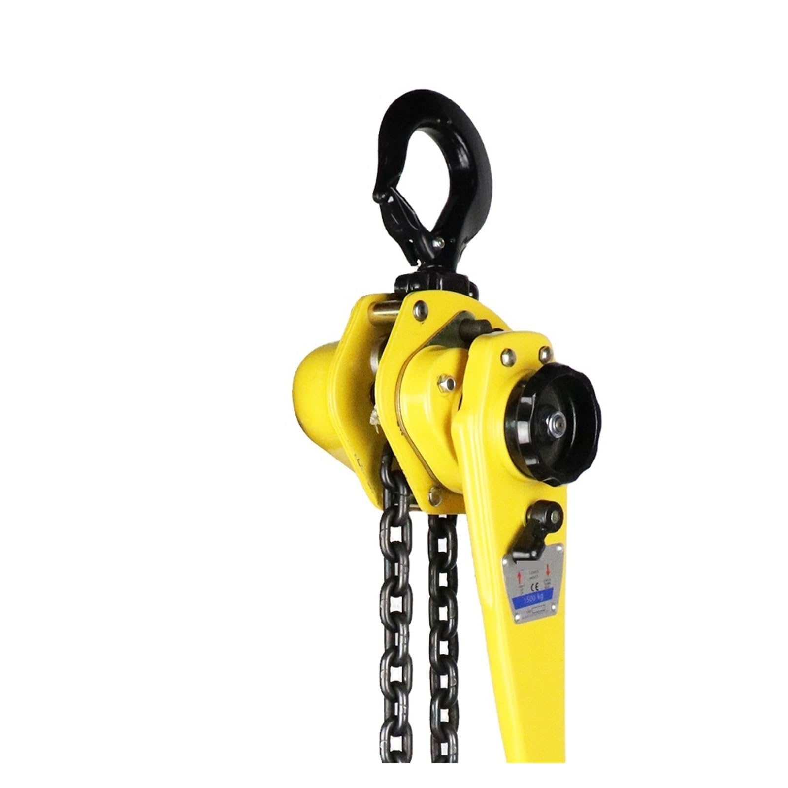 Lever Chain Hoist, 0,75 Tonnen manueller Hebelkettenzug for Autos, Heimwerker, Fracht, Werkstatt | 750 Kg