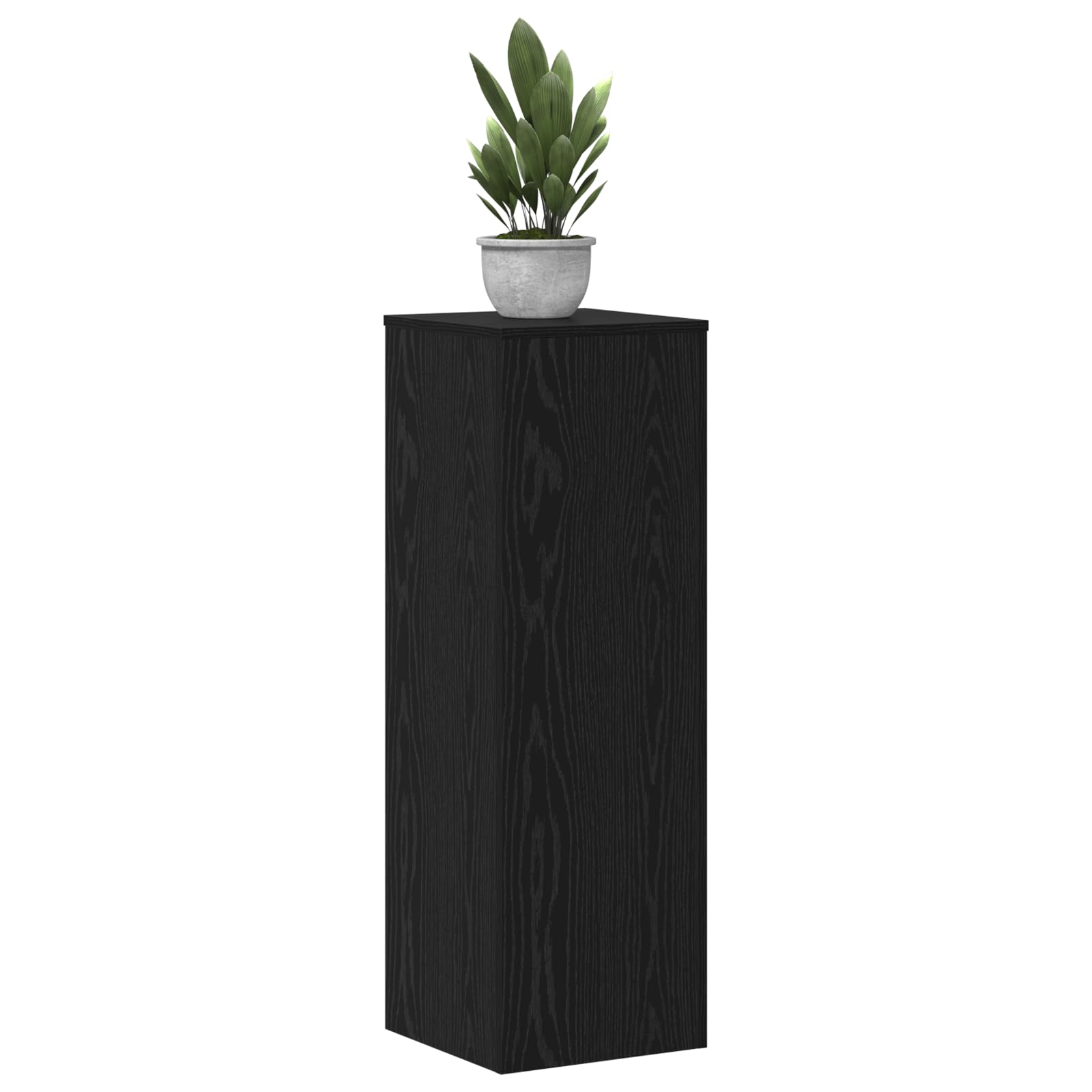 Supporto per Piante in Legno Rovere Nero 33 x 33 x 100 cm 2 Pezzi per Giardino Balcone Interno ed Esterno con Sostegno Versatile per Fiori Piante rampicanti e orto