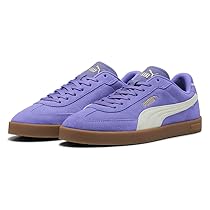 PUMA Sneaker Unisex Club II Era in Pelle Scamosciata, Ametista Scura Sage Frost PUMA Gold, 47 EU