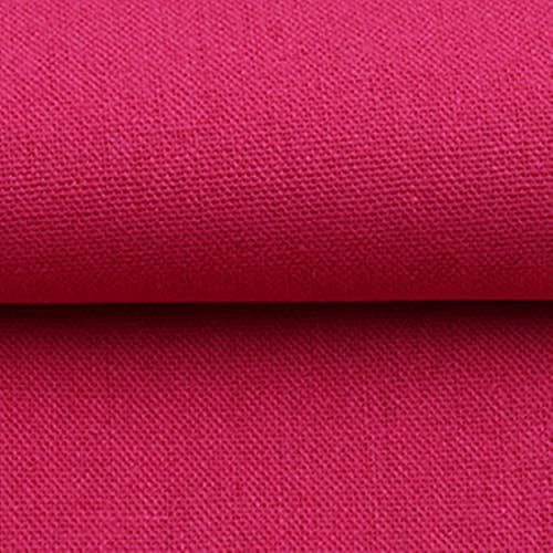 moonfarm 選べる19色 手芸用 綿 麻 カラー 生地 布 無地 単色 約幅1.5m×2m (チェリーピンク)