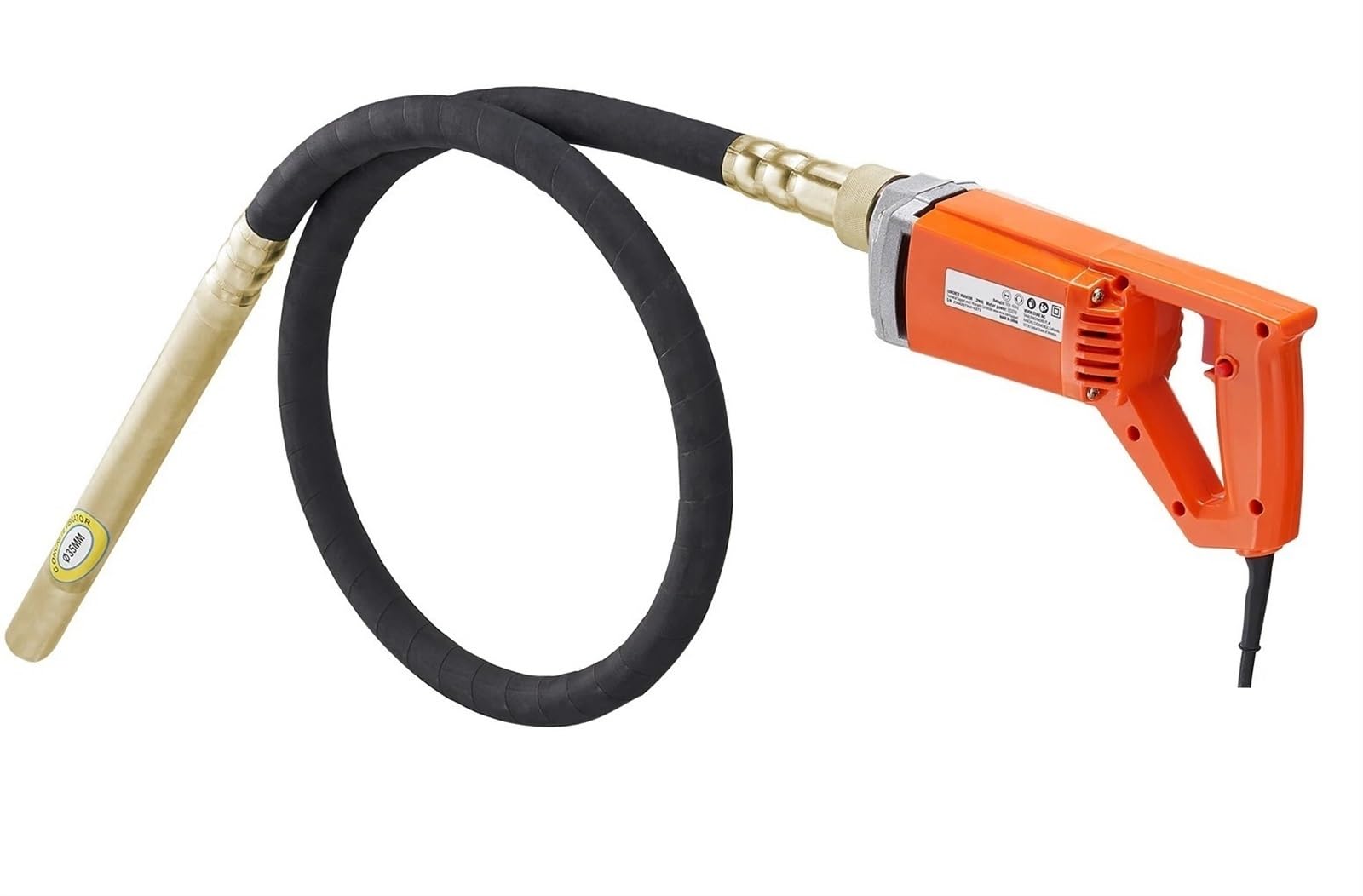 Vibrador eléctrico de 800 W, 13 000 VPM, herramienta vibratoria eléctrica for hormigón, vibrador portátil de cemento con forma de lápiz, elimina las burbujas de aire