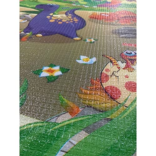 Tapete De Atividades Bebe Dinossauro 1,80x1,20 Colchoado