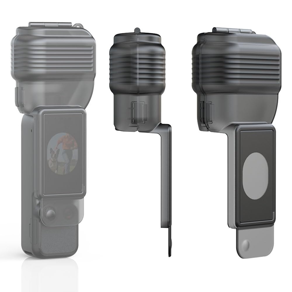DJI Osmo Pocket 4 対応 保護ケース レンズスクリーンPC保護カバー 半透明カバー フリップトップデザイン 落下防止 防塵 耐傷性 スクリーンを