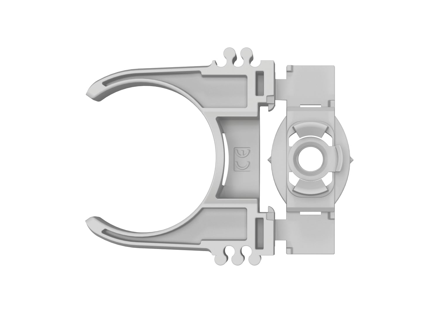 Fixation Bosch GNB18-38 40 pour fixer les gaines sans percer grâce au clip de tuyau 32 mm