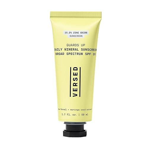 Versed Guards Up - Protector solar mineral diario SPF 35 de óxido de zinc de amplio espectro semilla de moringa extracto de hinojo marino protector