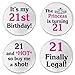 Set 4 Happy 21st Birthday 3