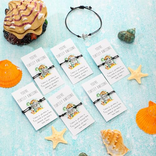 Sasylvia Cute Appreciation Gifts for Employee Bulk Inspirational Bracelet Positive Bracelet Motivational Card Gifts for Volunteer Teacher Staff Coworkers4