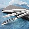 Rada Cutlery Kitchen Basics Gift Set (S56), 3-Piece Knife Set with Quick Edge Sharpener (R119), Silver Handle