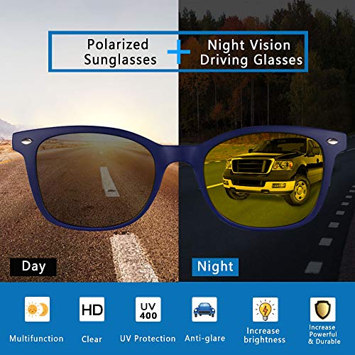 LifeArt Night Vision Driving Glasses,UV400/Anti-glare,Sports Polarized Sunglasses For Men & Women2