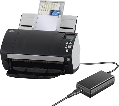 Miniatura 2 de HKY Reemplazo del adaptador de CC de 24 V CA para Fujitsu Scanner fi-7160 fi-7180 fi-7260 fi-7280 Sheetfed Scanner Fuente de alimentación Cable