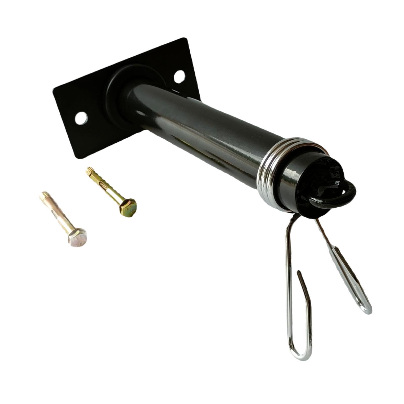 Menolana Wall Mount Weight Plate Holder Barbell Holder Equipment Workout Simple Strong Load Bearing Metal Fitness Plate Rack Organizer