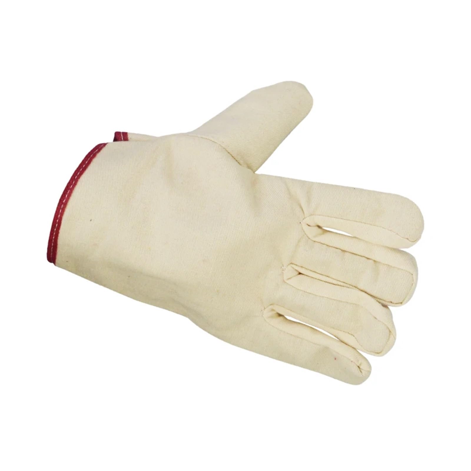 Guantes de Soldadura 10 Pares de Guantes de Trabajo de Seguridad for Soldadura de Lona con Forro Grueso, Resistentes al Desgaste y Antideslizantes, for manipulación de construcción Industrial