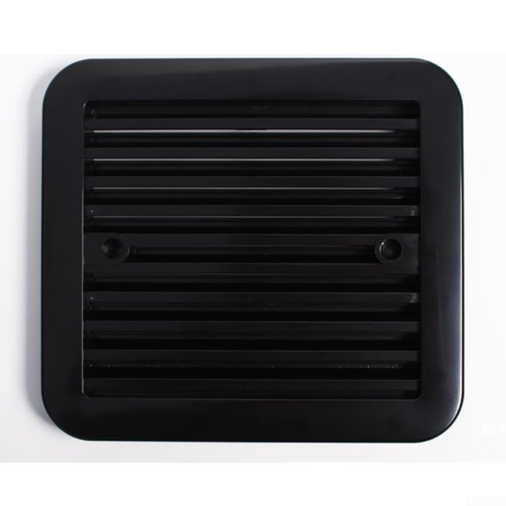 Ventola di ventilazione silenziosa per camper, sfiato laterale per rimorchi, adatto per rimorchi (nero)