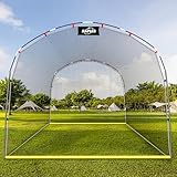 Kapler Baseball Batting Cage, Softball Batting Net Cage Backyard Training, with High Strength Steel Frame and Net, Great Outdoor Baseball Softball Training Cage Equipment 13' (L) X10' (D) X8' (H).