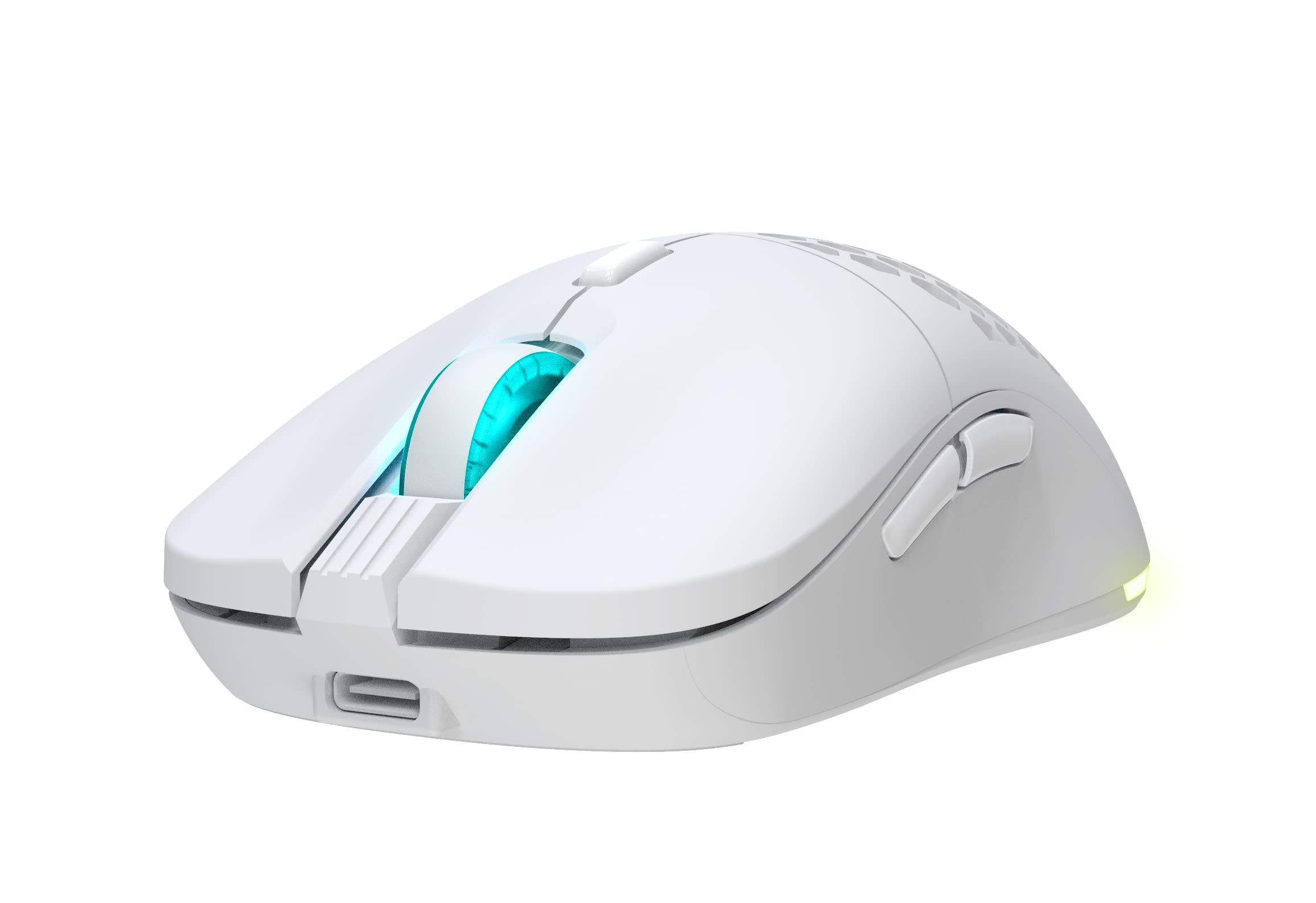 NEWSKILL Arakne Elite Ivory Profesjonalna mysz do gier RGB Bezprzewodowa 16 000 dpi z Oburęczną konstrukcją