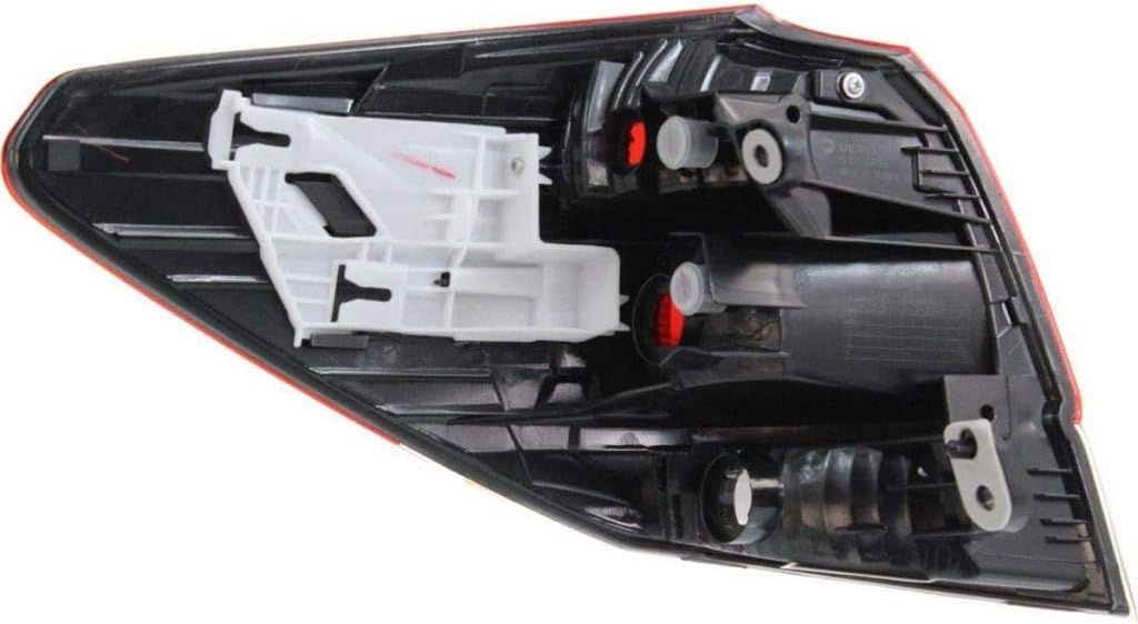 CarLights360: For 2010 2011 2012 2013 2014 SUBARU OUTBACK Tail Light Assembly Passenger Side - DOT Certified Replacement for SU2805105