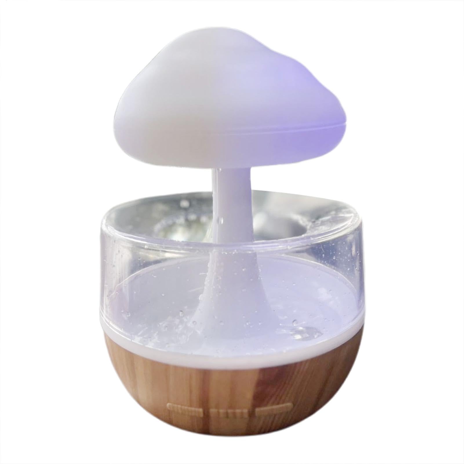 Diffuseur d'aromathérapie nuage de pluie avec fontaine de bureau zen