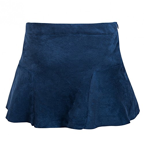 Falda para niña en color azul marino con acabados premium 2
