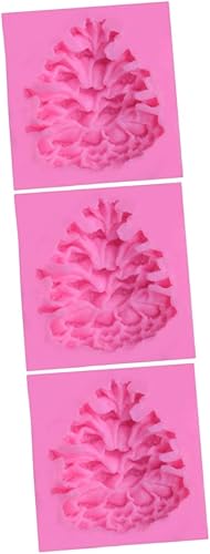 Didiseaon 3 unids silicona caramelo para Navidad 3D pino cono de silicona silicona de Navidad caramelo pino cono de silicona fabricación de silicona disponible en Yaxa Venezuela