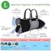 Cinf Cat Nail Clipping Cleaning Grooming Restraint Bag No Scratching Biting for Bathing Nail Trimming Injecting Examining(Black,L)
