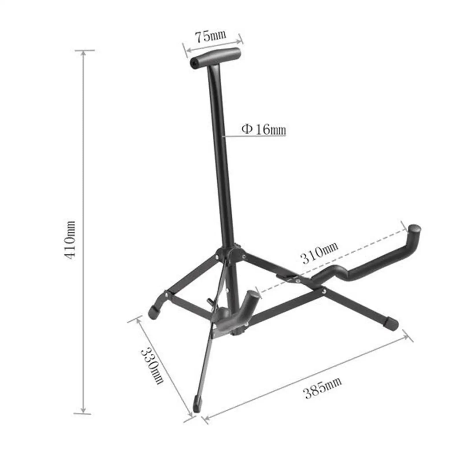 Porta Chitarra Da Terra Supporto da pavimento for chitarra Supporto for telaio a forma di supporto pieghevole universale leggero for chitarre elettriche chitarre classiche