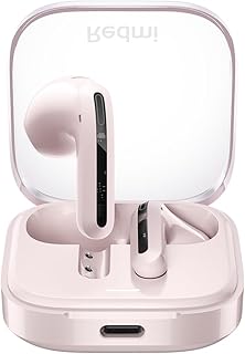 XIAOMI Redmi Buds 6 Active – Écouteurs Bluetooth Semi-Auriculaires, Haut-Parleur Dynamique 14,2 mm, Double Micro Anti-Bruit, 6h+30h autonomie, 5 EQ, BT 5.4, Fast Pair, IPX4, Rose