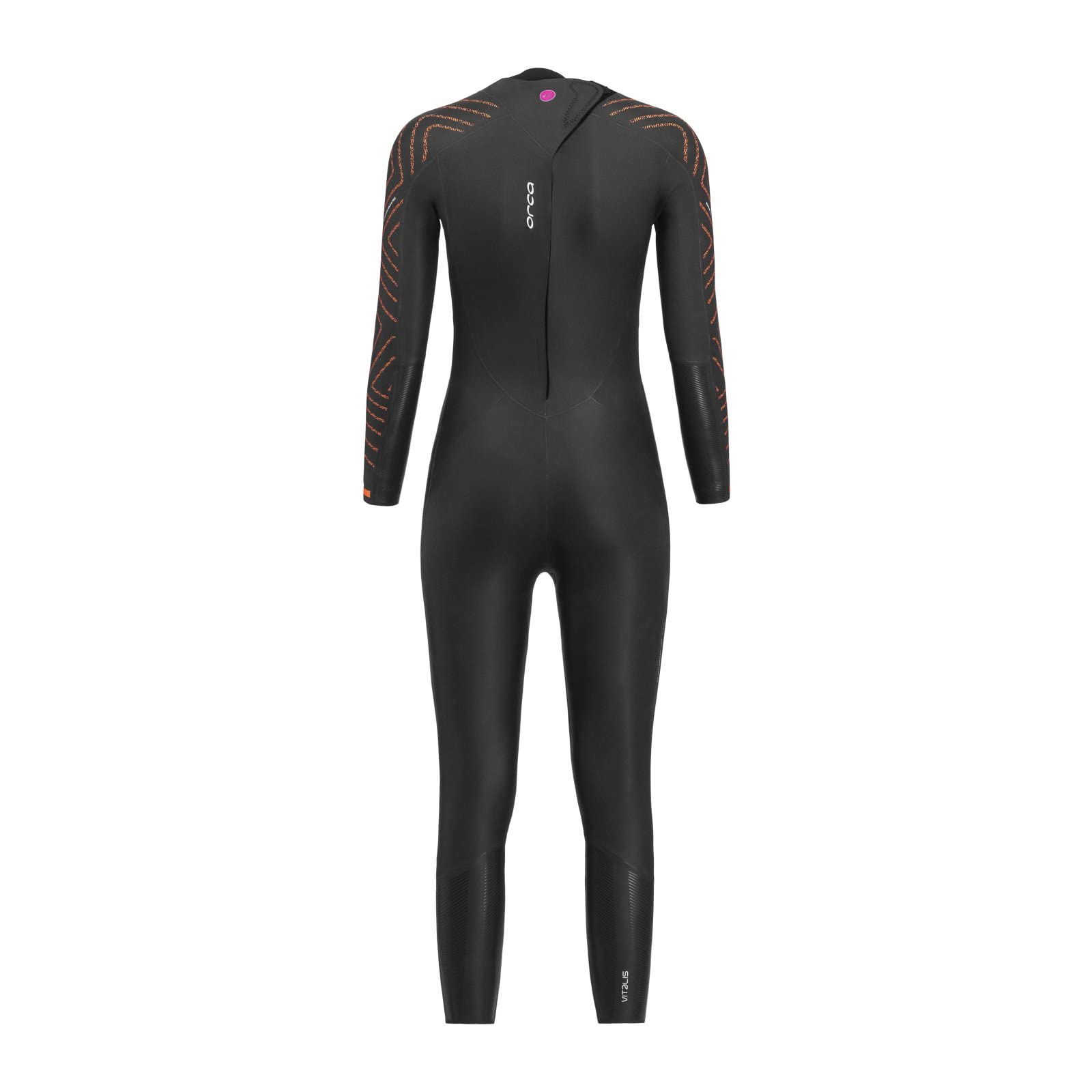 Orca Womens Vitalis TRN Back Zip Open Water Swim Wetsuit NN684601 - Black -