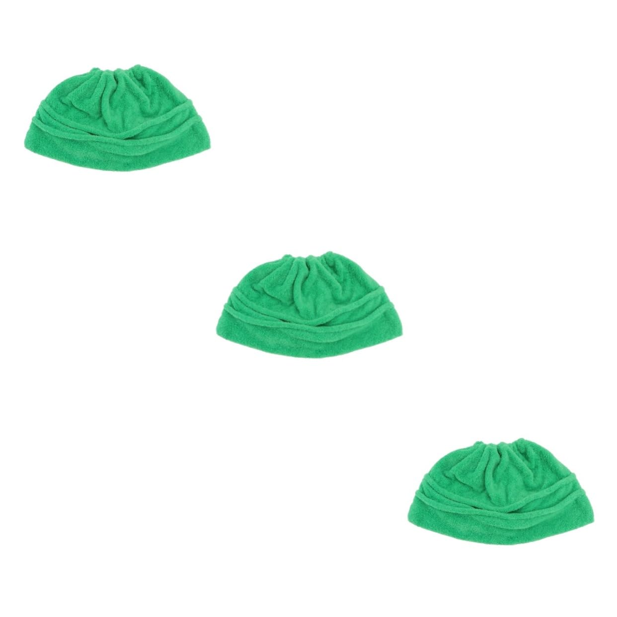 3 Piezas fregona de Escoba Fregar Escoba de Piso Pantuflas de fregona casa cleanseen paños cleansen paños trapeador de Limpieza Trapo de Piso paño de Escoba vellón de Coral Green