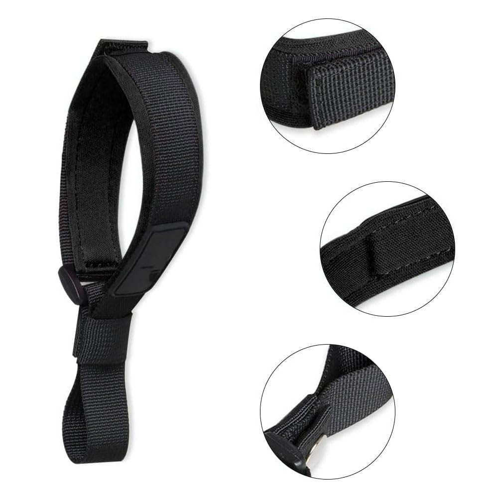 Pet Wrist Strap Hands Free Dog Leash Short Rope Free Wrist Strap Adjustable Anti Dislodging for Training Lead for Small to Large Dogs Black - Image 3