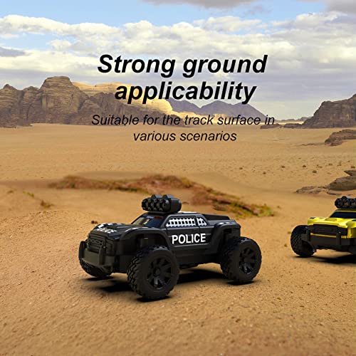 Image of FLYCOLOR Turbo Racing 1:76 C82 RC Truck Car Full Proportional RC Mini Sports Car Remote Controller for Adults Gift(Black)