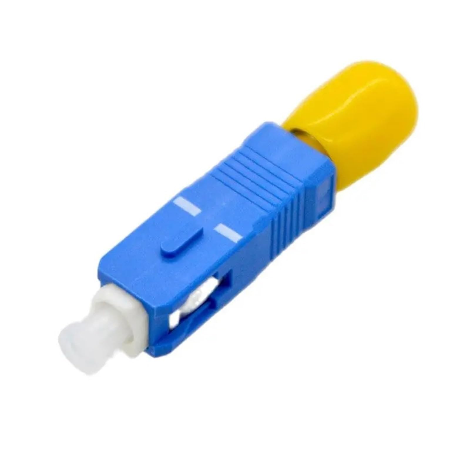 Connettore adattatore in fibra ottica monomodale multimodale ST femmina a flangia SC maschio da 10 pezzi(Blue)