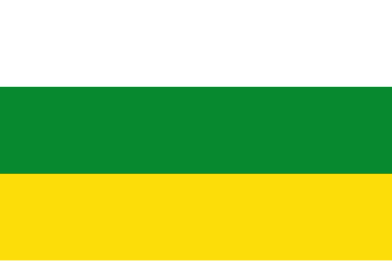 Drapeau Large Caicedo Antioquia aux finitions soignées et coutures renforcées