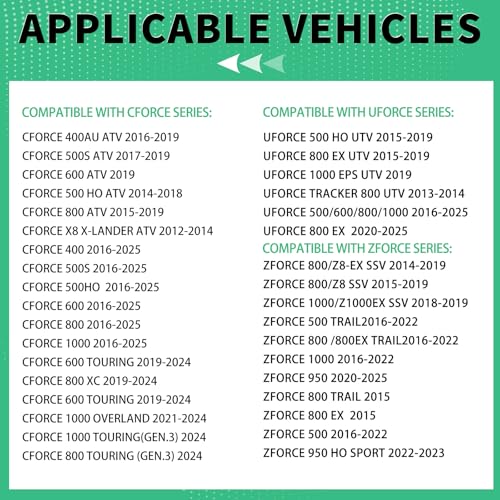 Image of 0800-011300 Oil Filter with O-rings Compatible With CFMOTO Cforce Zforce Uforce 1000 950 900 800 600 500 400 ATV /UTV Replace#: 0800-011300-00030 0800-011300-0004 (6 PCS)