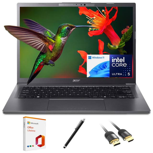 Aspire 14" FHD Touchscreen Laptop, Intel Core Ultra 5 226V, ARC 130V