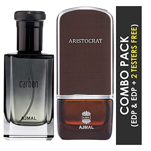 Ajmal Carbon EDP Citrus Spicy Perfume 100ml for Men and Aristocrat EDP Citrus Woody Perfume 75ml for Men - Image 2