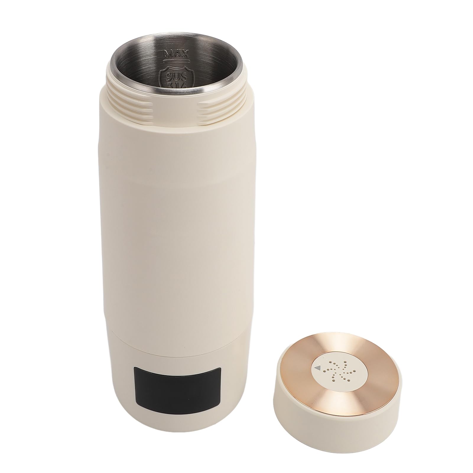 Podróżny Czajnik Elektryczny, Przenośny Mały Mini Czajnik do Kawy i Herbaty o Pojemności 300 Ml, Bojler na wodę, Akumulator o Pojemności 2600 MAh, ładowany Przez USB Podgrzewacz