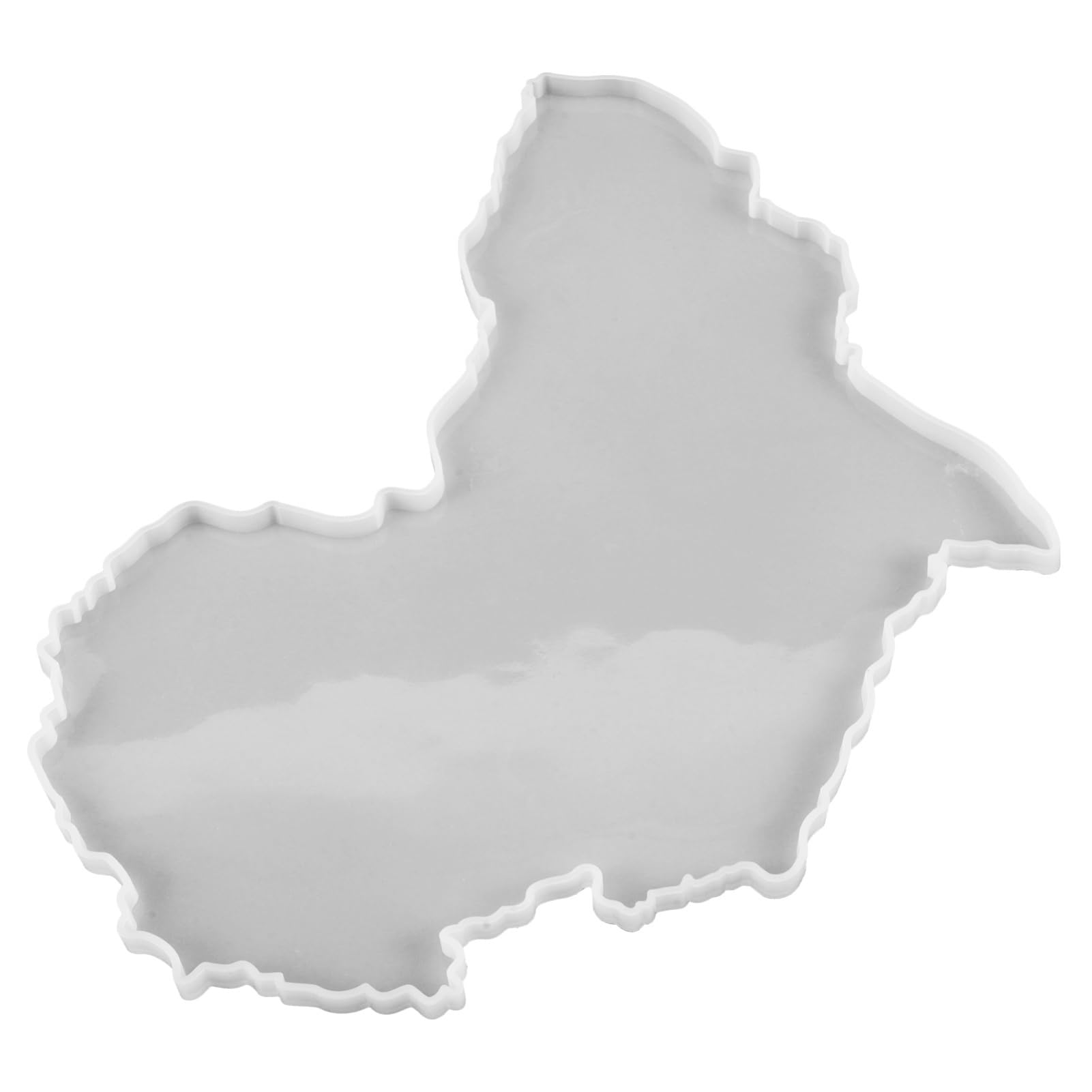 Lurrose 2 Stück Silikon Gussform Karte Diy Silikonform für Schmuckherstellung Vielseitige Verwendung für Kreative Projekte Sicher für für Persönliche