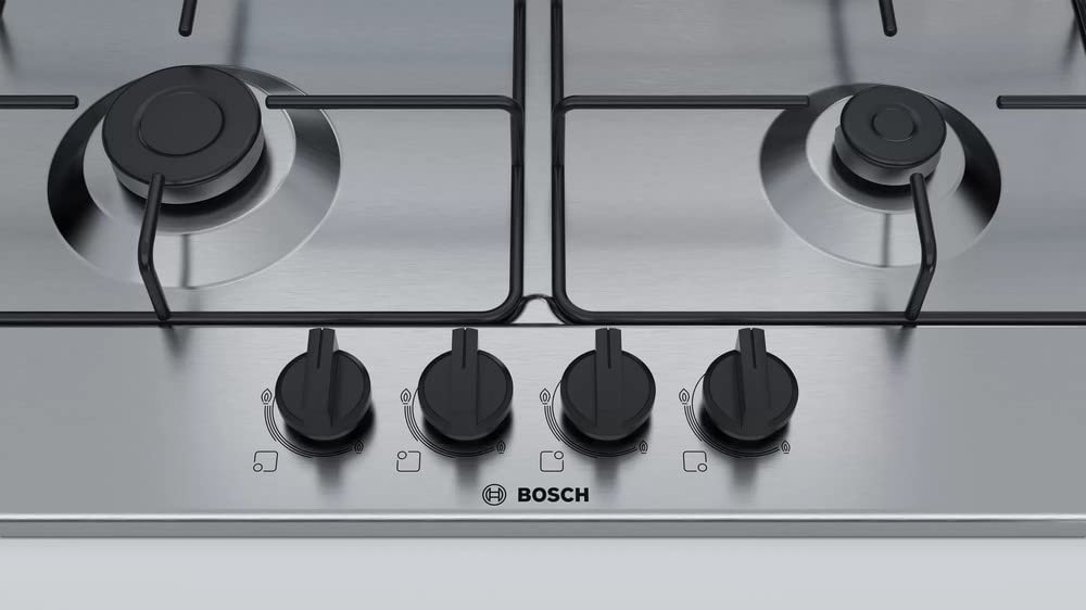 Bosch - Piano cottura a gas PGH6B5B80 Finitura acciaio inox da 60cm