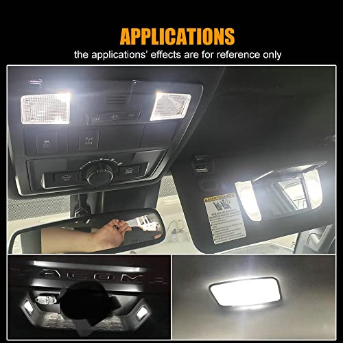 Kit de luces LED blancas para interior de vehículo 11 unidades miniatura 6