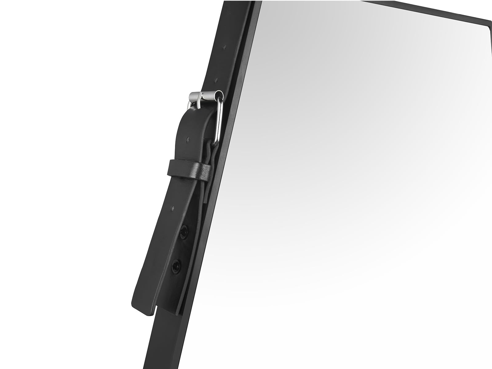 Specchio da parete EMMI con cornice nera da appendere, 48,5 x 66 cm