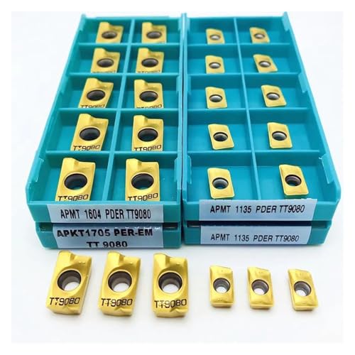 10PCS APMT1135 APMT1604 PDER TT9080 herramientas de torneado miniatura 2