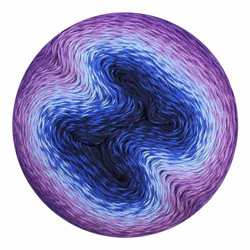 Image of Scheepjes Whirl 1,094 yd Gradient Yarn Brambleberry 783 - Cotton-Acrylic Blend, 226 g Cake