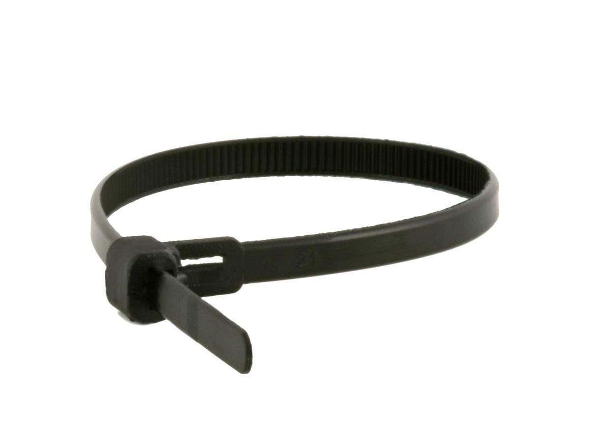 Serre-câbles nylon réutilisables 30,5 cm pour éliminer les fils emmêlés sous le bureau