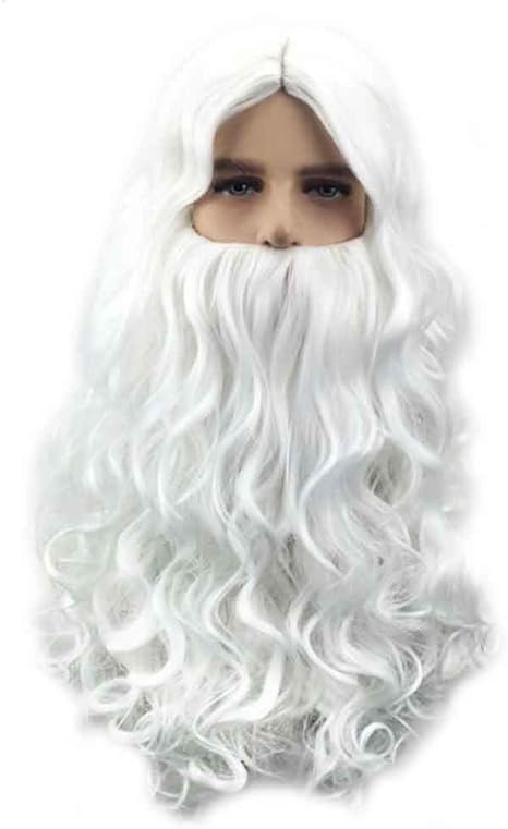 Amazon Monoii サンタ 髭 ウィッグ サンタのひげ サンタクロース ヒゲ かつら コスプレ C658 コスプレ 仮装 通販