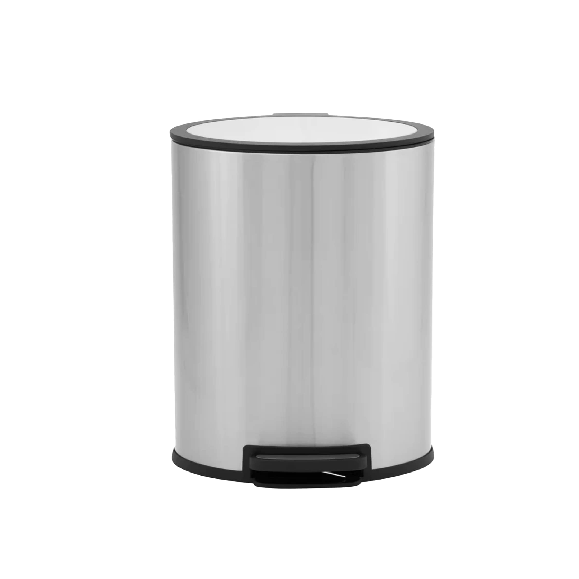 Kitchen Trash Can - 12 Litros/3.2 Galones, Pedal & Cierra Suave, Acero Inoxidable - Perfect for Kitchen, Bathroom, Office, Patio Decor & Grill. Trash can Kitchen