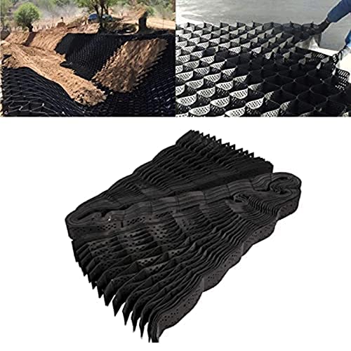 rasengitter kunststoff 2 Zoll Geozellen Bodengitter, Flexibles Hdpe Geogitter Garten Kiesgitter Rasengitter, Pflasteruntergründe für Schuppen/ Auffahrt/ Böschungen/ Parkplätze ( Size : 1x4M/3.3x13.1FT rasengitter kunststoff 2 Zoll Geozellen Bodengitter, Flexibles Hdpe Geogitter Garten Kiesgitter Rasengitter, Pflasteruntergründe für Schuppen/ Auffahrt/ Böschungen/ Parkplätze ( Size : 1x4M/3.3x13.1FT