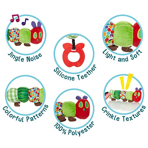 Rainbow Designs HC55122 Teether Rattle, World Of Eric Carle The Very Hungry Caterpillar Teething Toy thumb #4