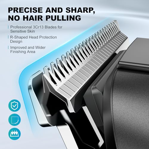Beard Trimmer for Men - 14 in 1 Professional Mens Grooming Kits, Hair Clippers with Dual-S - image 3