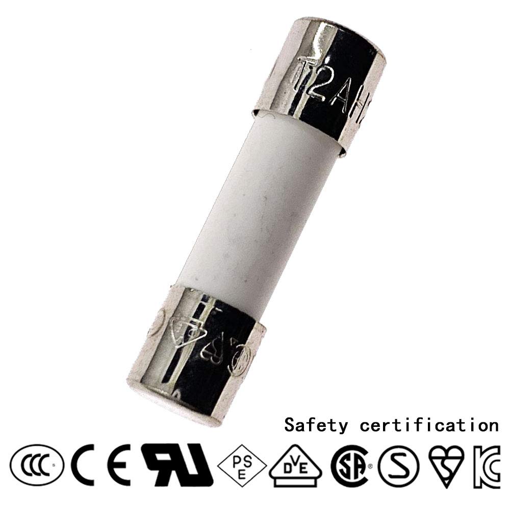 Fusibile, 20X5 Ceramica Slow Blow 125Ma, Soffiaggio Caratteristico Tempo Ritardo, Capacità Di Rottura Corrente AC 1.5kA, Fusibile Corrente 125mA, Fusibile Dimensione Imperiale 0.5cm X 2.0cm, Fusibile - Foto 9